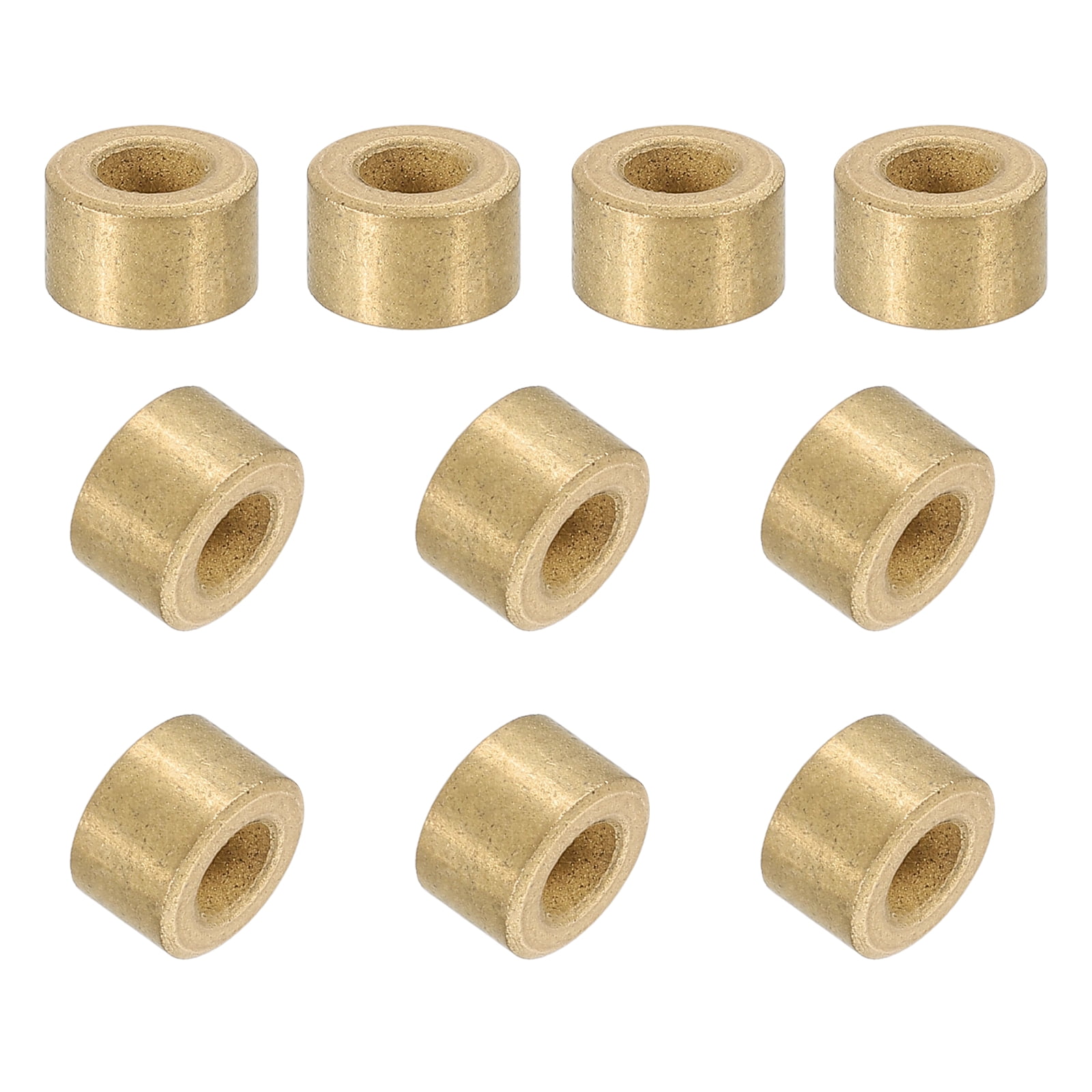 10 Pièces Douilles Auto-Lubrifiantes Bronze Fritté - 4x8x6 Mm - Pour Roulements, Axes