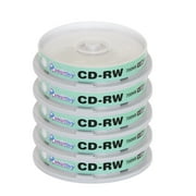 50 Pack Smartbuy CD-RW 1-12X 700MB/80Min High Speed Logo Rewritable Blank Data Media Disc