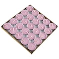 thumbnail image 1 of 50 Pack Tea Lights Candles, Emergency Candles Cotton Wick Mini Boxed Candles, Bulk Round Tabletop Tealight For Holiday Craft Party Decor (Pink), 1 of 5