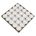 thumbnail image 1 of 50 Pack Tealight Candles, Emergency Candles Mini Round Boxed Tabletop Candles, Smokeless Unscented Bulk For Home Wedding Holiday Craft (White), 1 of 5