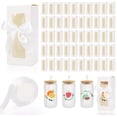 thumbnail image 1 of 50 Pack Tumbler Gift Box with Window & Ribbon for Sublimation, Glass Cup Packaging for 12oz 16oz 20oz Drinking Jars, Wedding Bridal Shower Mother's Day Gifts Bulk Supplies (White), 1 of 4