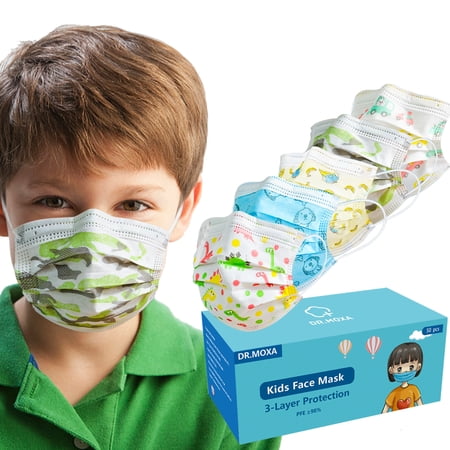 50 Pack USA Made Disposable Face Masks Black, 3 Ply Breathable Protection Mask
