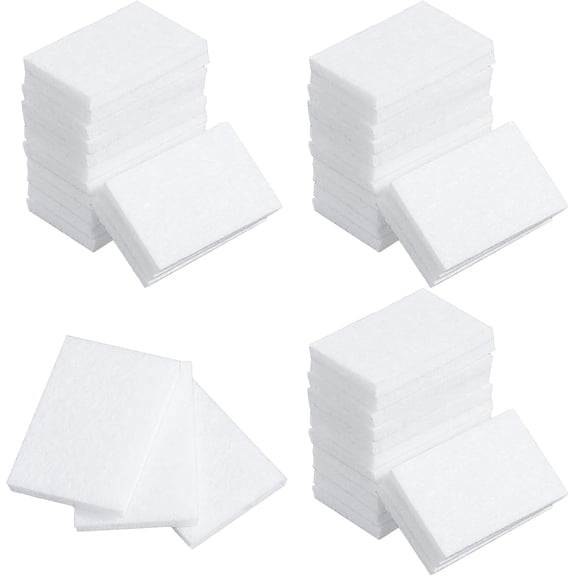 50 Pack Unscented Aroma Pads, 1.2x0.9" White Aroma Oil Refill Pads Aromatherapy Perfume Diffusers Humidifier Refill Pad Replacement for Home Electronic Equipment Locket Scent Ball Plug-in Diffuser