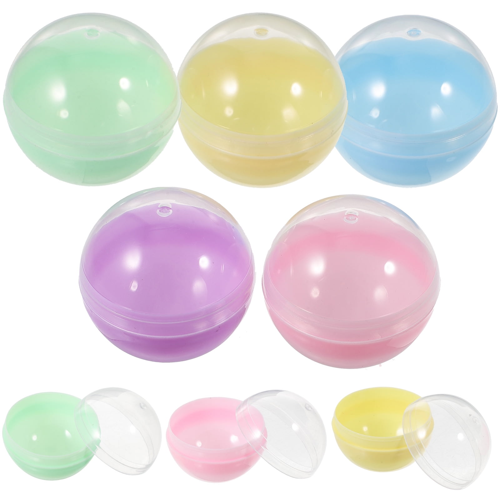 100 Empty Bulk Vending Capsules - 2 Inch Size For Gumball Machines, Toys, Acorn Carnival