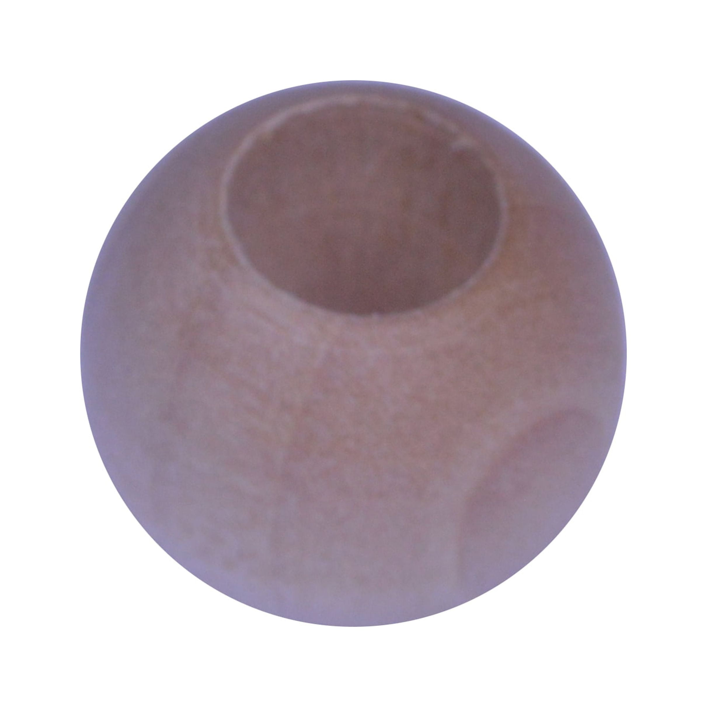 50 Pack Wooden Beads for Paracord / Macrame Projects - Naked Pine 3/4'' - 3/8" Openning