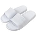 thumbnail image 1 of 50 Pack of Bulk Wholesale Waterproof Flip Flop Slides Sandals for Women, Weddings, House Guests, Indoor and Backyard Outdoor in White, 1 of 7