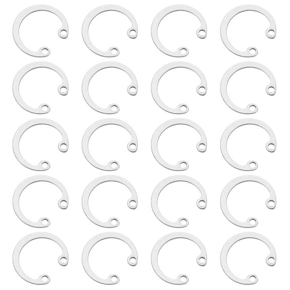 50 Pack19mm Internal Retaining Ring Circlip, Internal Circlip Snap Rings, Silver