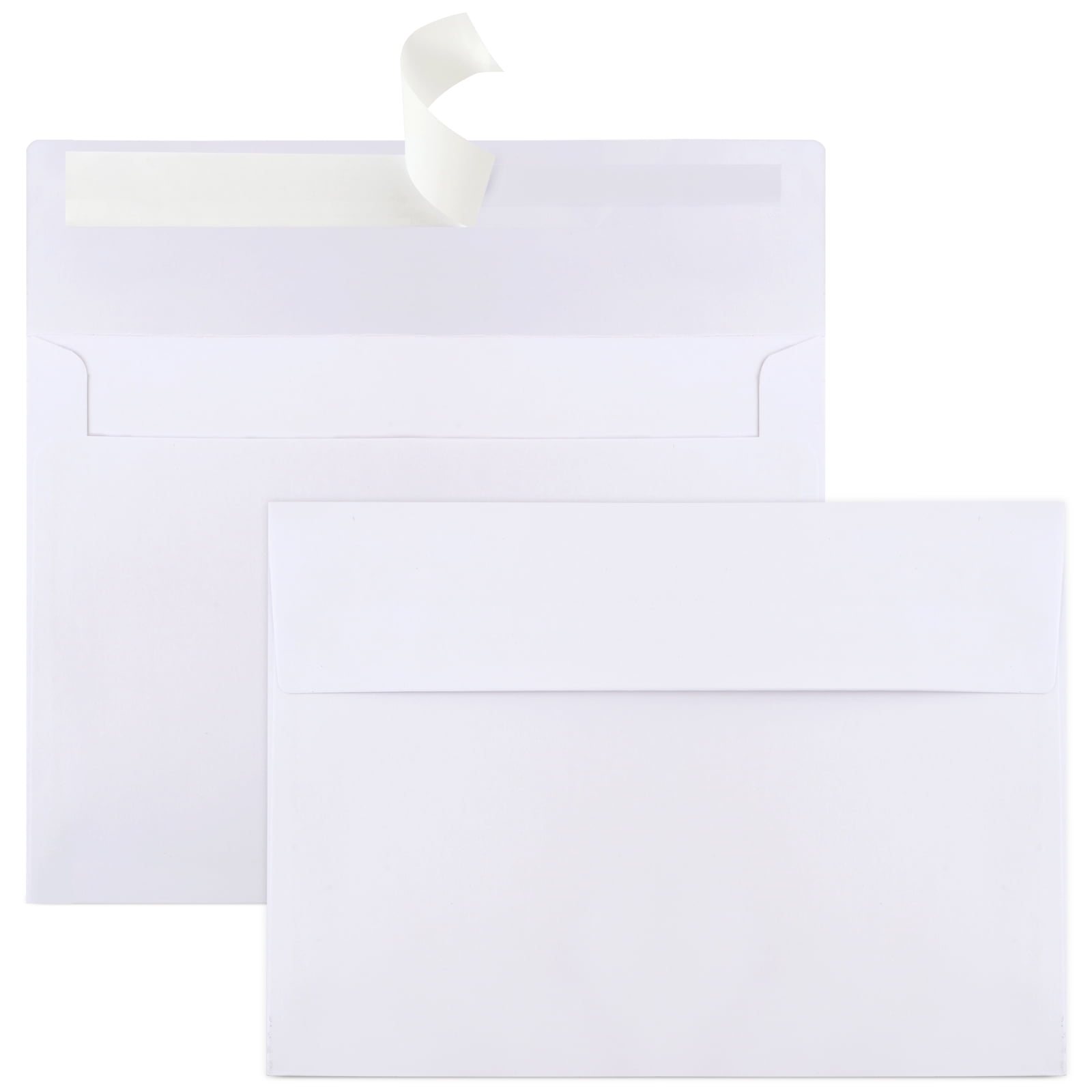 50 Packs 5x7 Envelopes,White A7 Envelopes,5x7 Envelopes for Invitations,Envelopes Self Seal for Weddings,Greeting Cards, Mailing, Invitations