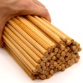 50 Pairs Bamboo Chopsticks Reusable Set Natural Material - Walmart.com