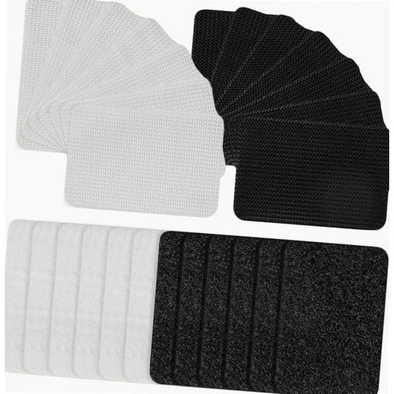 50 Pairs Bed Sheet Stickers Invisible Tape Floor Carpet Floor Tape Mattress Pad Dining Table Mat Grips Carpet Tape Table Mat Household Nylon Couch Pads for Sofa