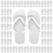 50 pairs Trail maker Flip Flops for Women, Weddings, House Guests, Indoor, Outdoor in White