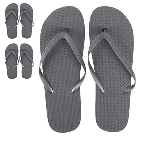 50 Pairs of Bulk Wholesale Waterproof Flip Flop Sandals for Men, Weddings,  House Guests, Indoor and Backyard Outdoor – 50 Pairs of Waterproof Flip  Flop Sandals for Men in Black, Gray, Navy