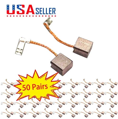 50 Pairs Carbon Brushes For Hilti Te 7-A Cordless Drill Rotary Hammer Drill Tool