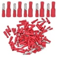 50 Pairs Insulated Wire Terminals Male Female Quick Crimp Butt