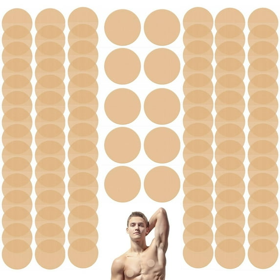 50 Pairs Men's Nipple Covers, Defense Men's Nipple Tape, Running Hide Nipple Cover Men, Anti Chafing Nipple Stickers, Flesh