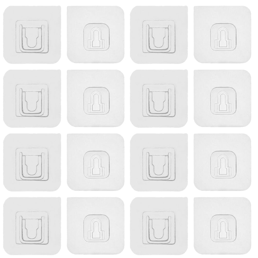 50 Pairs No Trace Hook Multipurpose Hanging Hooks up Storage Heavy Duty