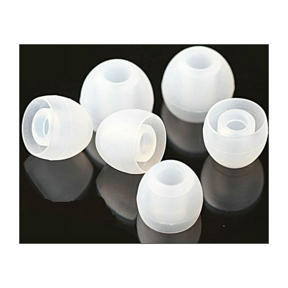 50 Pairs Small Sized Clear Silicone Earphone Earbud Replacement Tips Covers