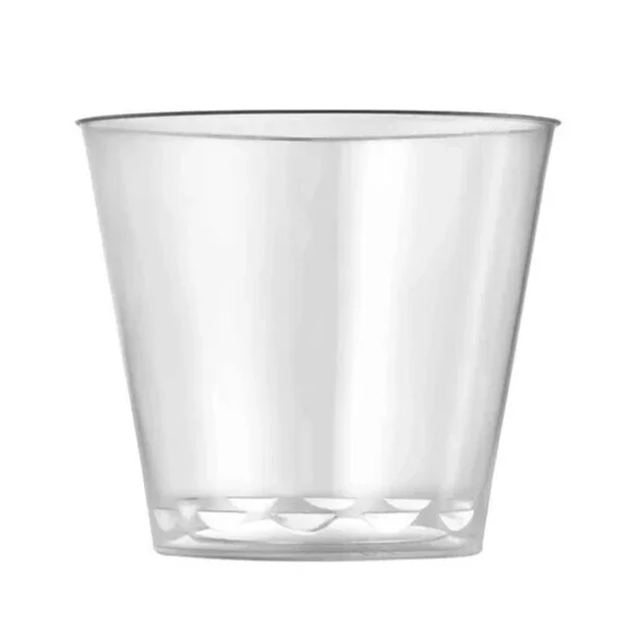 50 Pc 1 Oz Shot Cups Disposable Clear Plastic Glasses Hanna K.Signature Shot Cup