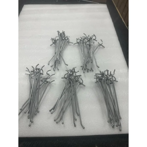 50 Pc 6" X 1/8" Peg Board Hooks Shelf Hanger Kit Garage Storage Hanging Pegboard