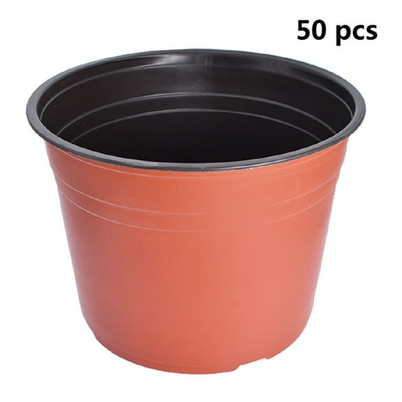 50-Pcs 11.6" Seedling Pots Plastic Plant Pots Seedling Cups Nursery Pots Plant Containers