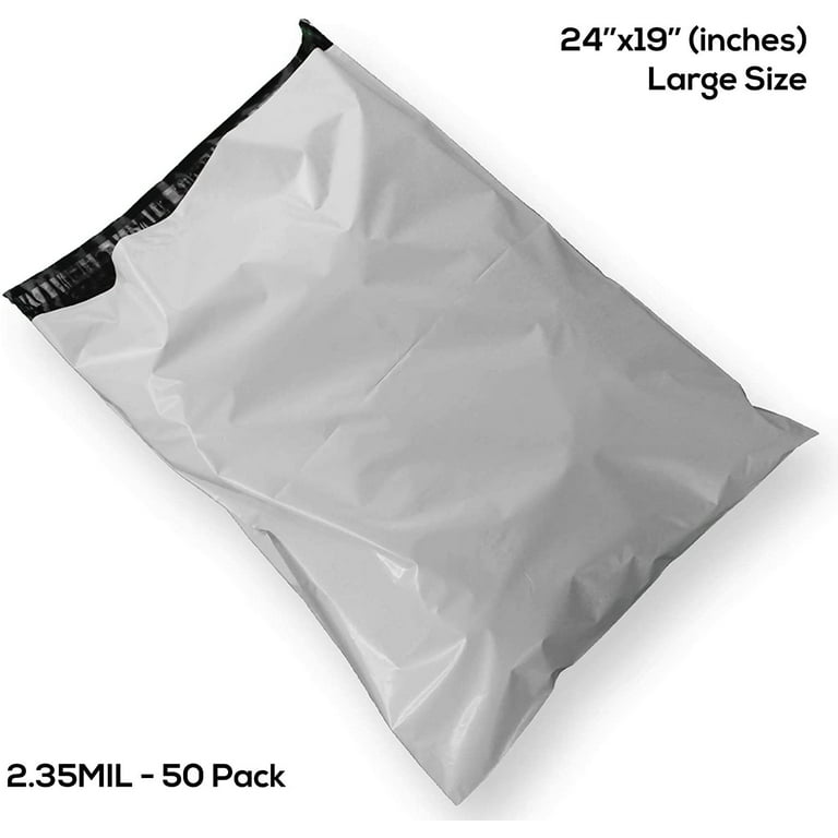 50 Pcs 19x24 Inch Poly Bag Mailer 2.35MIL Premium Envelopes