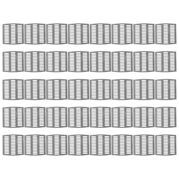 50 Pcs 2.76" X 2.8" Stainless Steel Weep Hole Covers for Brick Walls Inserts
