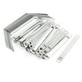 thumbnail image 1 of 50 Pcs 2 Inch Sheet Capacity Metal Prong Paper File Fasteners Clips, 1 of 1