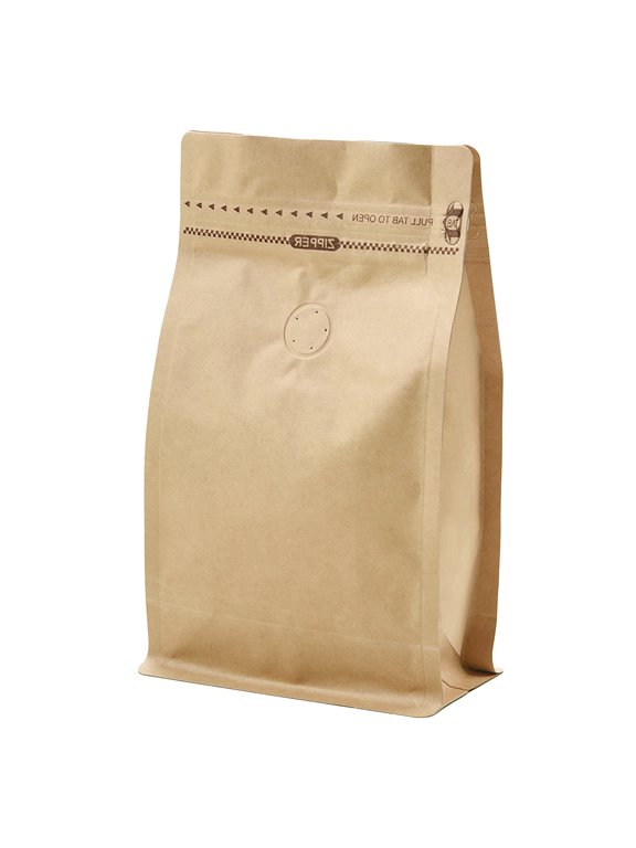 50 Pcs 2 LB Coffee Bags with Valve, High Barrier Aluminumed Foil Flat Bottom Coffee Beans Storage Bags, 2 LB, 6"W x 12 1/2"H x 4"D, FDA Compliant