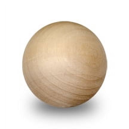 50 Pcs 2" Round Wood Ball