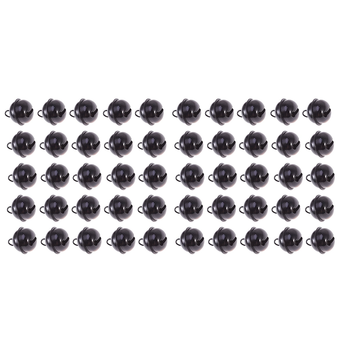 50 Pcs 22mm Colored Painted Jingle Bells Metal Round Mini Bells Jewelry ...