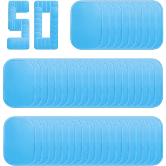 50 Pcs/25 Pack Gel Pads for Abs Stimulator Ab Trainer Replacement Sheet EMS AB Pad All Abdominal Belts Muscle Toner