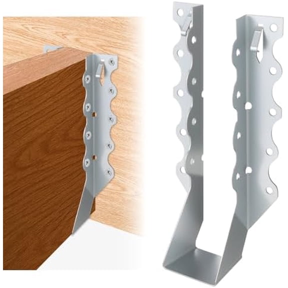 50 Pcs 2x8 Joist Hangers, 20 Gauge Heavy Duty Face Mount Rafter Brackets for Wood, Hurricane Ties for Deck, Floor, Ceiling & Roof Framing$$Hardware