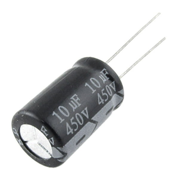 50 Pcs 450V 10uF 20% Radial Aluminum Electrolytic Capacitors