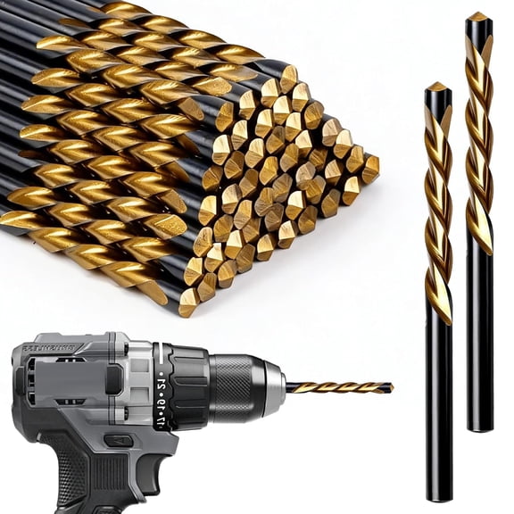 50 Pcs 5/32" Drywall Router Bits, Drywall Guide Point Cutting Bits, Drywall Drill Bit, Drywall Cutting Tools for Used for with Spiral Saw and Power Tools