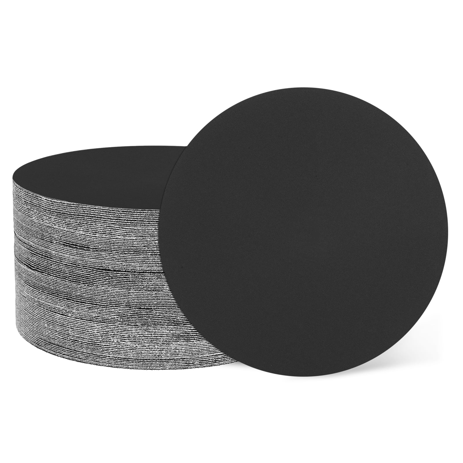 50 Pcs 6 Inch Sanding Disc 1000 Grit Hook and Loop Sandpaper Random Orbital Sander Pads for Woodworking Automotive Metal Polishing, Black