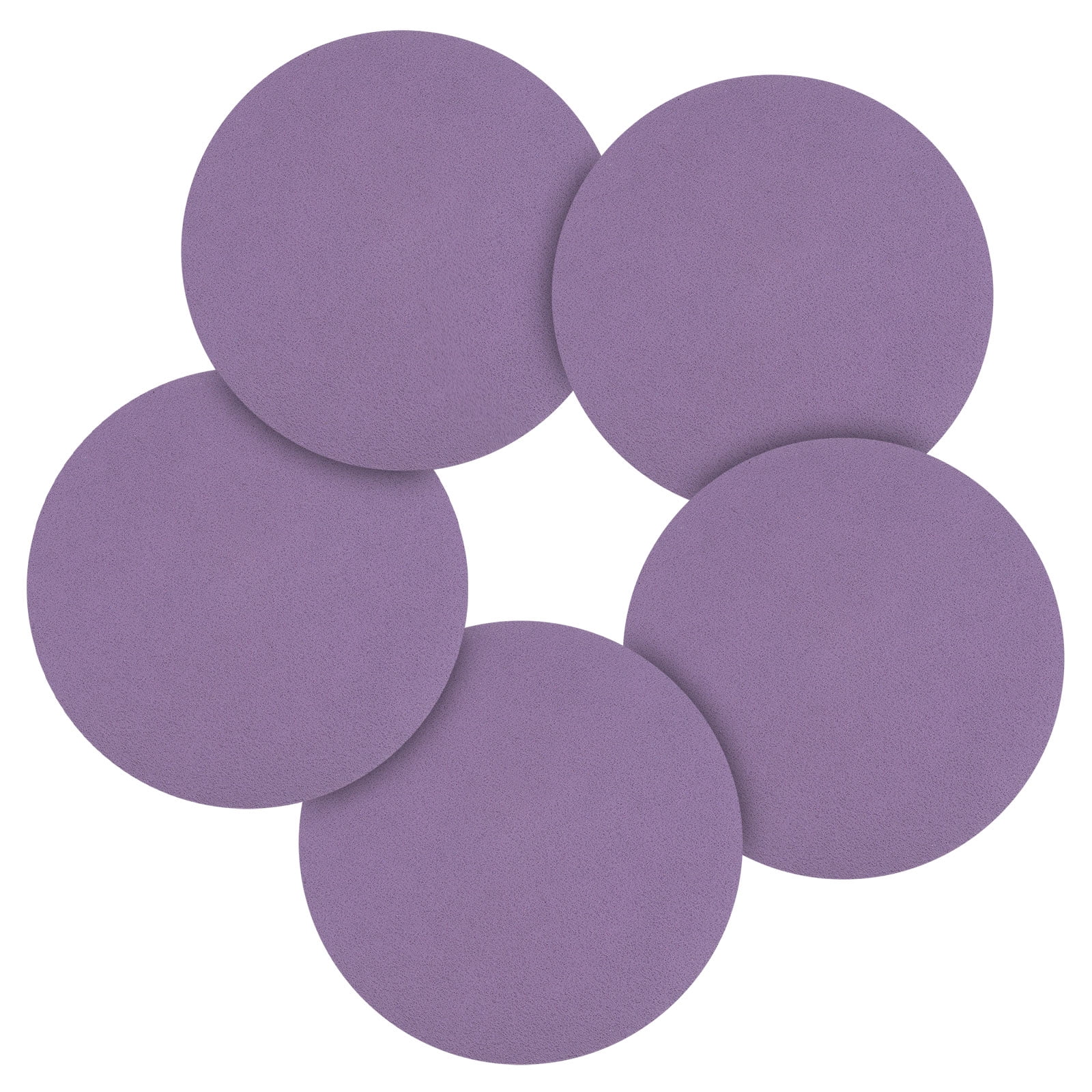 50 Pcs 6 Inch Sanding Disc 80 Grit Round Hook and Loop Sandpaper Fit for Random Orbital Sander or Automotive Car Repairing, Grinding and Polishing, Purple