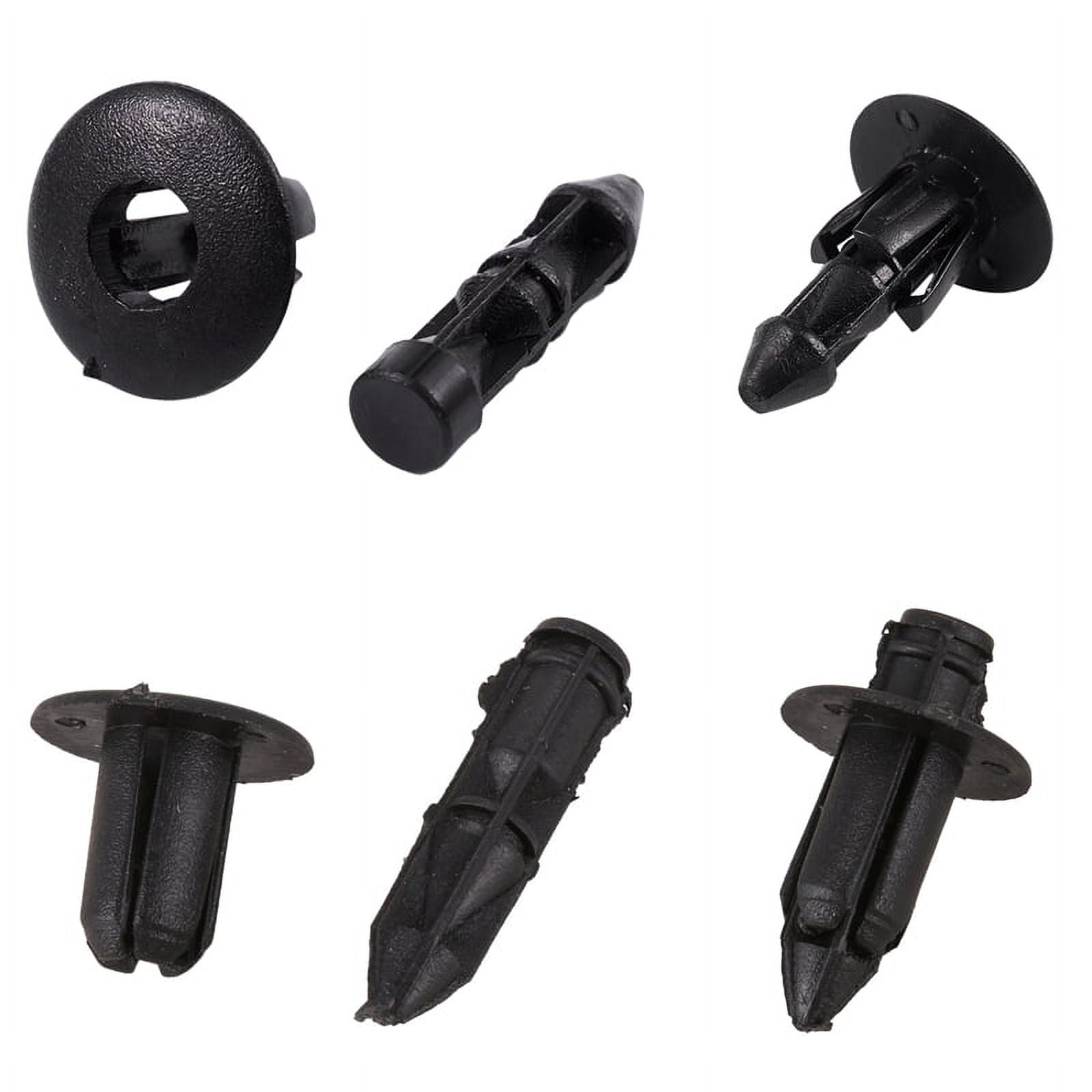 50 Pcs 6mm x 12mm Plastic Rivets Car Push Clips & 100 Pcs 7mm Hole ...