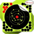 thumbnail image 1 of 50 Pcs 8" Self Adhesive Splatter & Reactive Shooting Targets for Gun-Pistol-Rifle-Airsoft-Pellet Gun- Air Rifle, 1 of 5