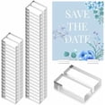 thumbnail image 1 of 50 Pcs Acrylic Place Card Holder, 1.2" Clear Small Acrylic Sign Holders Wedding, Table Numbers Name Display Stands, Thanksgiving Place Cards Holders, for Photos Office Menu Meeting$$Other, 1 of 8