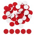 thumbnail image 1 of 50 Pcs Adhesive Felt Circles, 1/2" Round Non-Woven Felt Pads Stickers, Red, 1 of 6