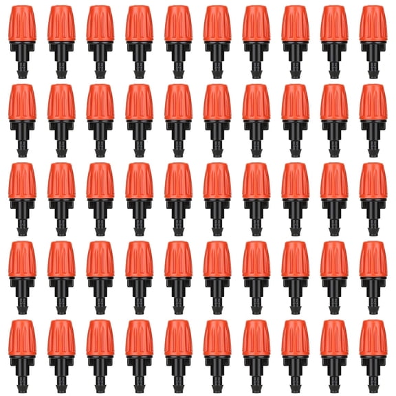 50 Pcs Adjustable Drip Irrigation Spray Emitters for Garden Plants Watering