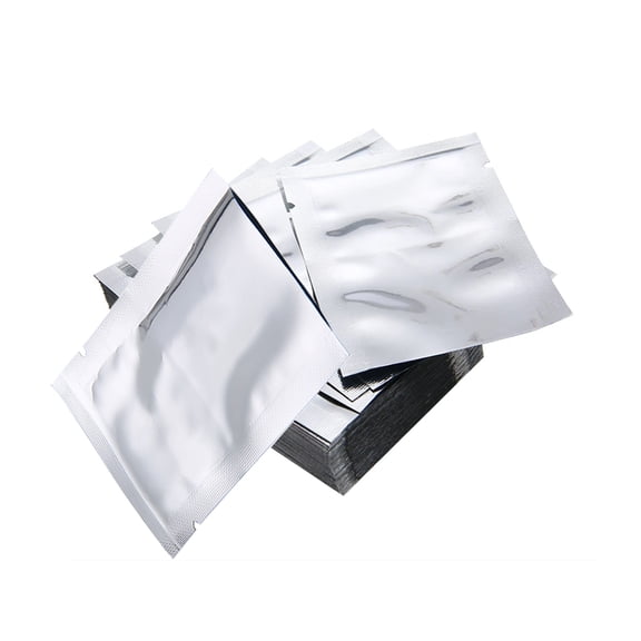 50 Pcs Aluminized Packaging Bags for food storage, Heat Sealable Bags Storage Bags for Food, Coffee Beans, tea, grains, etc(3.15x4.72in)