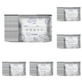 thumbnail image 1 of 50 Pcs Aluminum Foil Freezer Bags, Reusable Food Storage And Preservation Slider Bags, Stand Up Foil Sealable Bags With Label And Zip Lock For Vegetable Fruit Meat,M, 1 of 6