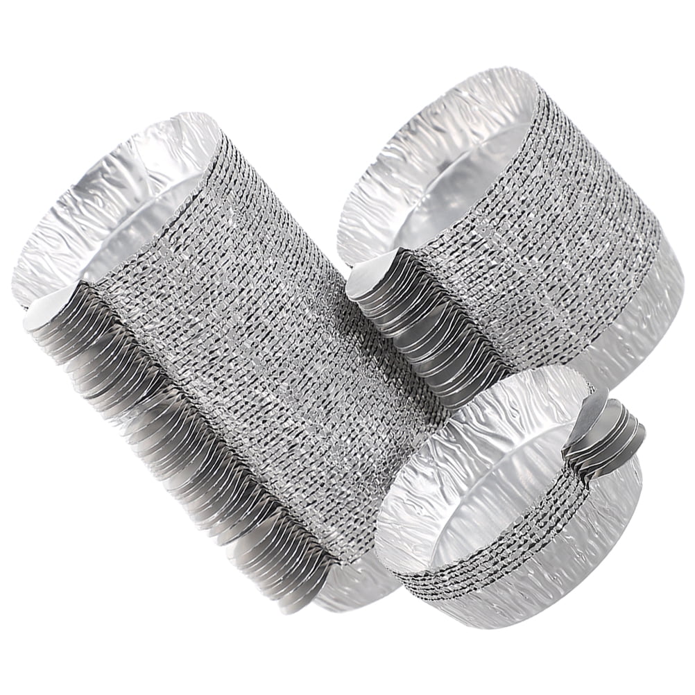 50 Pcs Aluminum Foil Weighing Dish Mini Disposable Pans Aluminum Weighing Tray Aluminum Foil