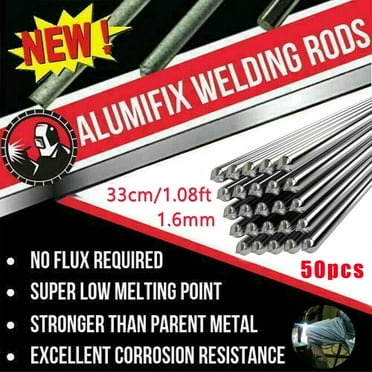 50 Pcs Aluminum Solution Welding Flux-Cored Rods Wire Brazing Rod 33Cm / 1.08 Ft