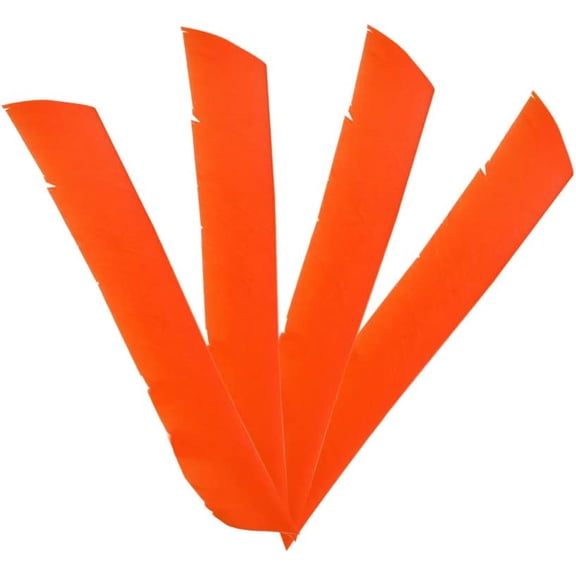 50 Pcs Archery Arrow Fletching Spiral Wrap Full Length Arrow Feather 7~10" Right Wing and Left Wing for Flu Flu Arrows