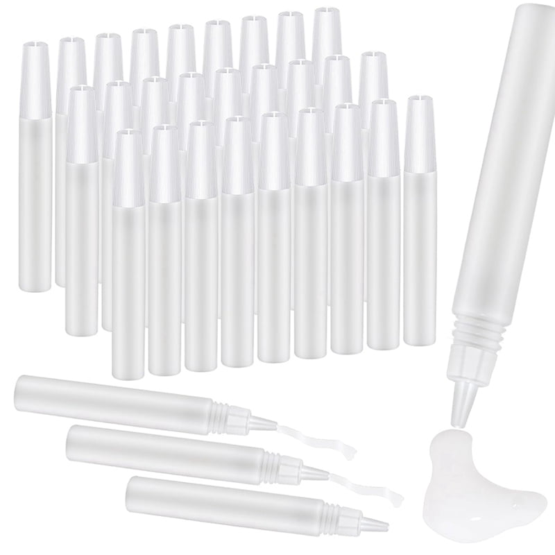 50 Pcs Art White Glue-Stick Pens, Quick Dry -Glue Pens Precise Apply Liquid Glue Pens Classroom Supplies