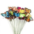 thumbnail image 1 of 50 Pcs Artificial Butterfly Decorations Garden Yard Lawn Patio Outdoor Art Craft, 1 of 13