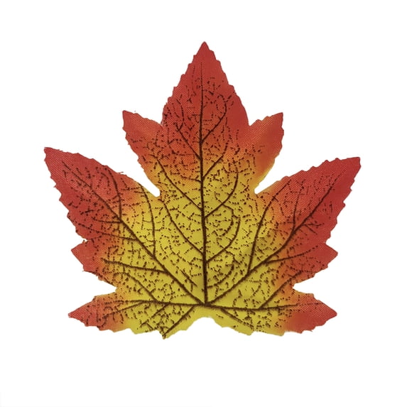 50 Pcs Artificial Maple Leaves, 3.93 in Fake Fall Leaves, Autumn Leaf Decorations, Fall Party Decorations, Fall Leaves for Crafts, Faux Fall Leaves, Thanksgiving Table Decor, Home Party Decorations