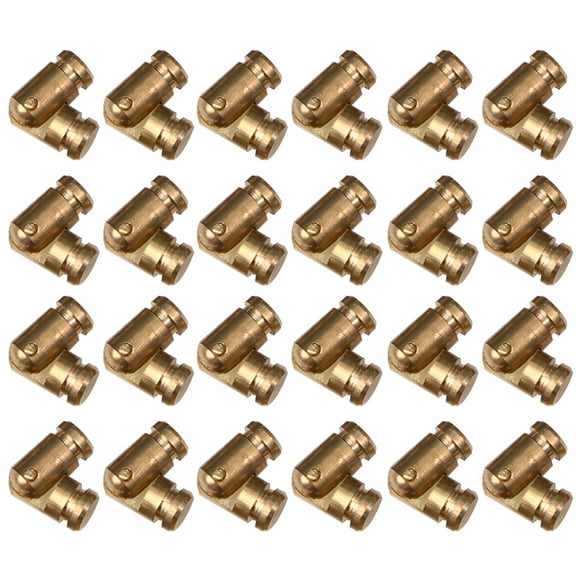 50 Pcs Automatic Hinges Compact Hinge Jewelry Box Hinge Yellow Hinge Cylindrical Hinges Mini Hinges Case Hinges